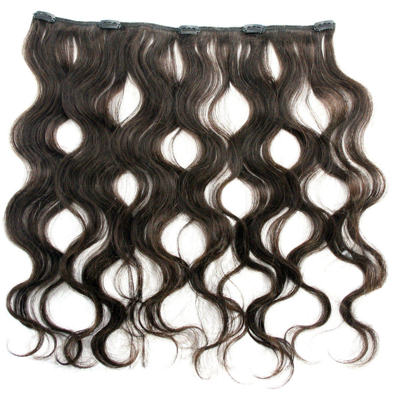 VIP Extensions Diamond Collection 3 Piece Set 18" Clip-on / 100% Remy Human Hair Hair Extension White Smoke 1 / Body Wave,1 / Silky Straight,1B / Body Wave,1B / Silky Straight,2 / Body Wave,2 / Silky Straight,4 / Body Wave,4 / Silky Straight,L27 / Body Wave,L27 / Silky Straight,L30 / Body Wave,L30 / Silky Straight,L33 / Body Wave,L33 / Silky Straight,L6 / Body