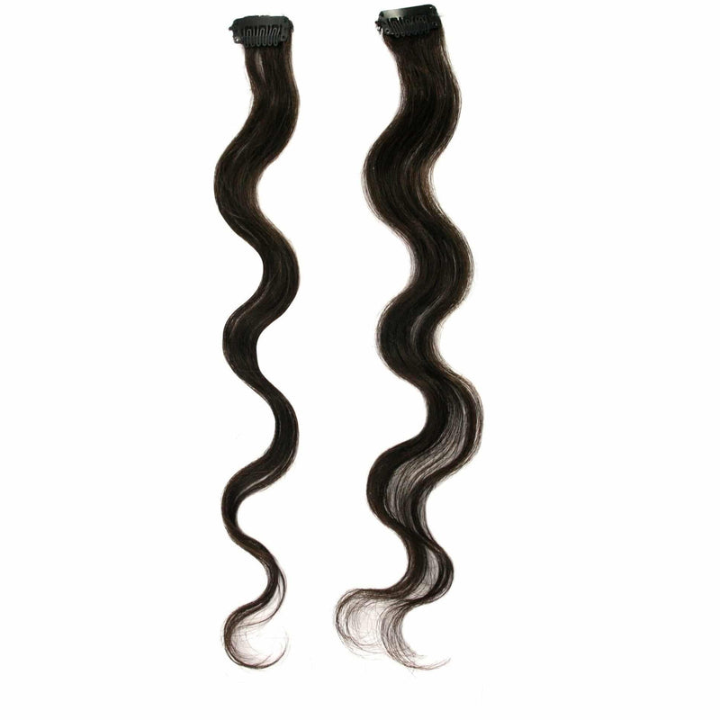 VIP Extensions Diamond Collection 3 Piece Set 18" Clip-on / 100% Remy Human Hair Hair Extension White Smoke 1 / Body Wave,1 / Silky Straight,1B / Body Wave,1B / Silky Straight,2 / Body Wave,2 / Silky Straight,4 / Body Wave,4 / Silky Straight,L27 / Body Wave,L27 / Silky Straight,L30 / Body Wave,L30 / Silky Straight,L33 / Body Wave,L33 / Silky Straight,L6 / Body