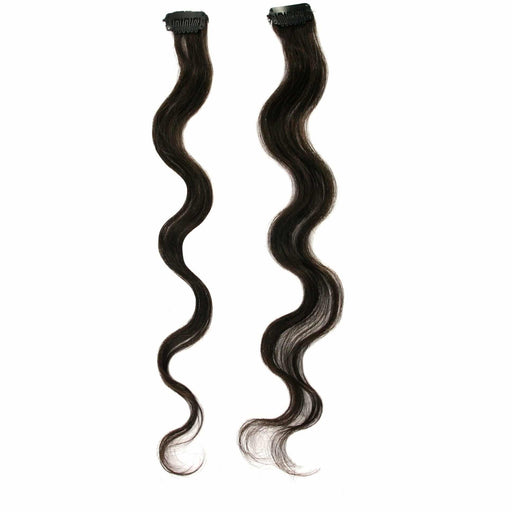 VIP Extensions Diamond Collection 3 Piece Set 18" Clip-on / 100% Remy Human Hair Hair Extension White Smoke 1 / Body Wave,1 / Silky Straight,1B / Body Wave,1B / Silky Straight,2 / Body Wave,2 / Silky Straight,4 / Body Wave,4 / Silky Straight,L27 / Body Wave,L27 / Silky Straight,L30 / Body Wave,L30 / Silky Straight,L33 / Body Wave,L33 / Silky Straight,L6 / Body