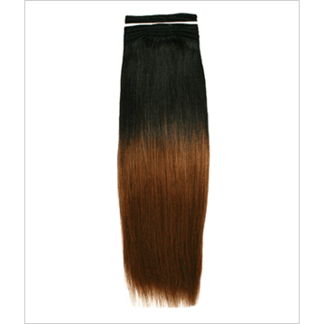 VIP Extensions Diamond Remy Yaki 16" Hair Extension White Smoke 2 - Dark Brown,4 - Medium Brown