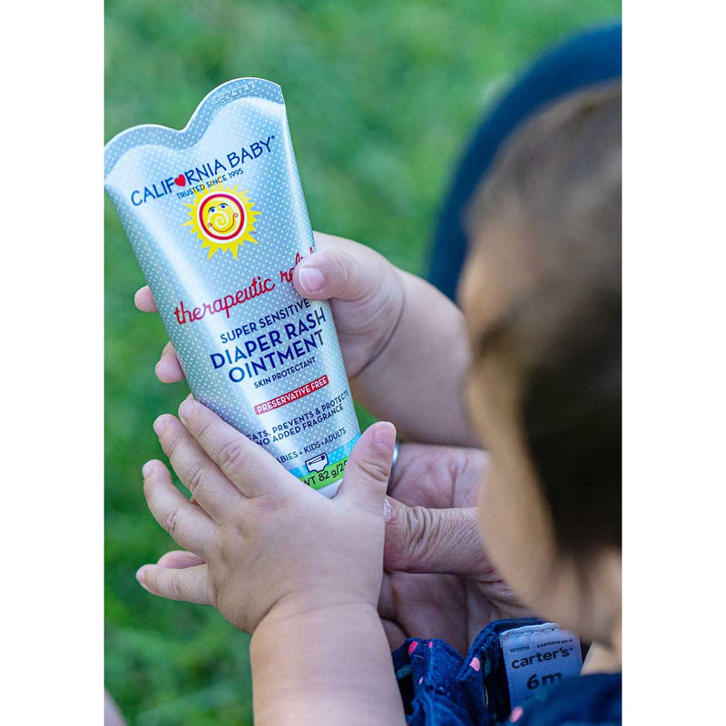California Baby (No Fragrance) Super Sensitive™ Diaper Rash Ointment Diaper Medium Sea Green 2.9oz/82g