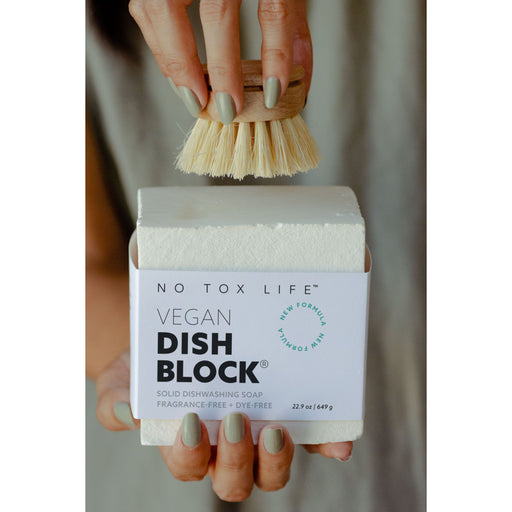 No Tox Life DISH BLOCK® solid dish soap - Huge bar (22.5 oz | 638g) - No Tox Life® Home & Kitchen Dim Gray