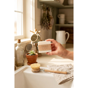 Butter Me Up Organics Organic Solid Dish Soap Bar Home Gray Dish Soap Bar + Stained Wood Bamboo Soap Dish,Dish Soap Bar + Eco Dish Sponges,Dish Soap Bar + Sisal Hand Brush,Dish Soap Bar solo