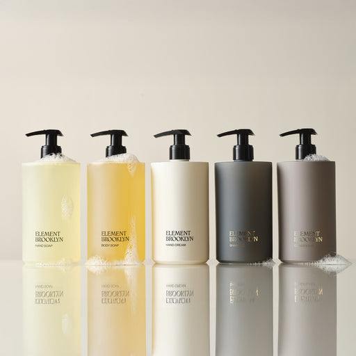 Element Brooklyn Reusable Hand Cream Dispenser Cream Light Gray