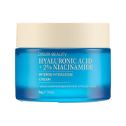 DISURI BEAUTY DISURI Hyaluronic Acid Intense Hydration Cream – Korean Barrier-Boosting Moisturizer with Triple HA + 2% Niacinamide Face Moisturizer Antique White