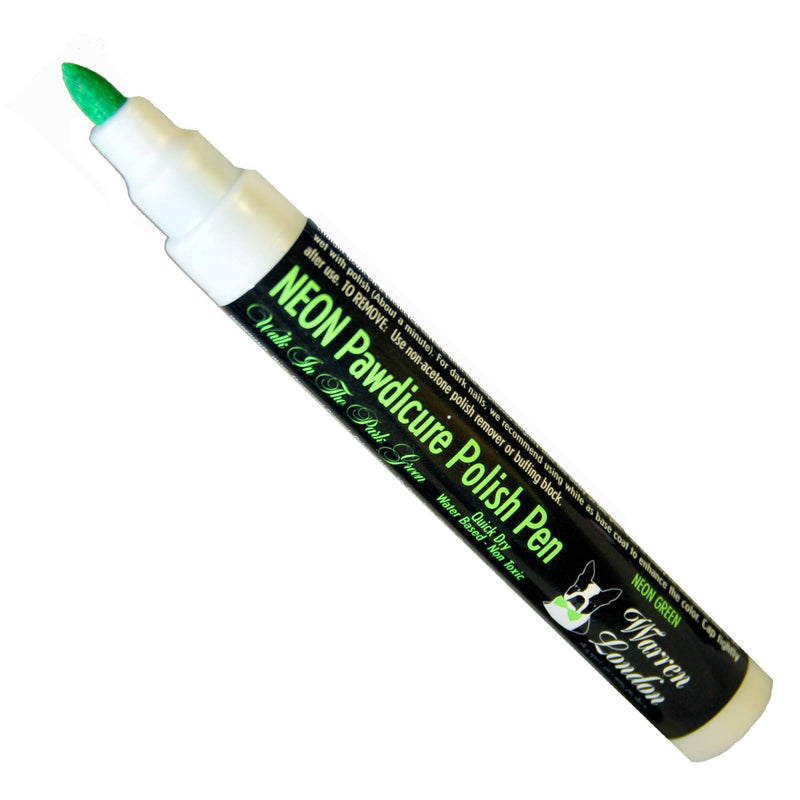 Warren London Pawdicure Polish Pens - Choose From 13 Colors! - Dog Nail Polish Dog Nail Polish White Smoke Neon Green