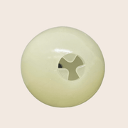 Farm To Pet Dog Treat Dispensers Treat Dispenser Light Gray Glow-In-The-Dark Ball
