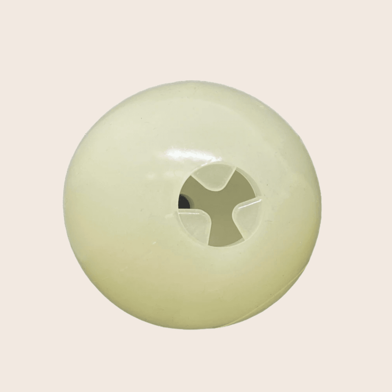 Farm To Pet Dog Treat Dispensers Treat Dispenser Light Gray Glow-In-The-Dark Ball