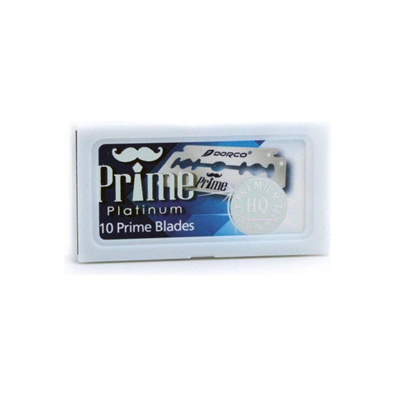 Dorco Dorco Prime Platinum Double Edge Razor Blades 10 Prime Blades Razor Blades Light Gray