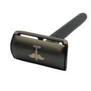 Shave Essentials Double-Sided Safety Razor V2 Razors & Razor Blades White Smoke BLACK
