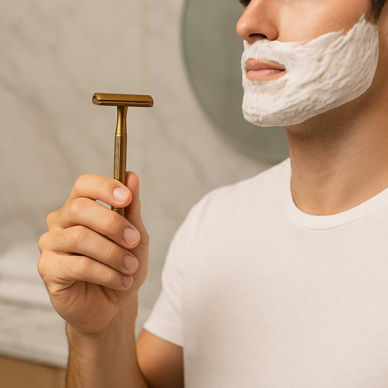 Shave Essentials Double-Sided Safety Razor V2 Razors & Razor Blades Dark Gray SILVER,BLACK,GOLD