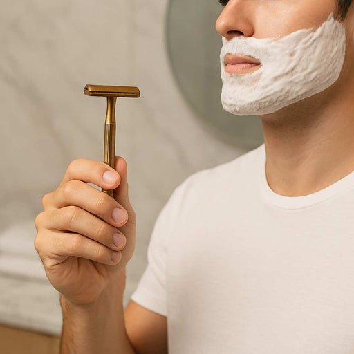 Shave Essentials Double-Sided Safety Razor V2 Razors & Razor Blades Dark Gray SILVER,BLACK,GOLD