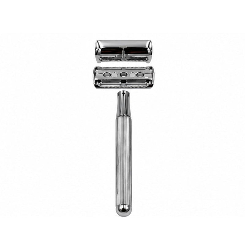 Shave Essentials Double-Sided Safety Razor V2 Razors & Razor Blades White Smoke SILVER,BLACK,GOLD