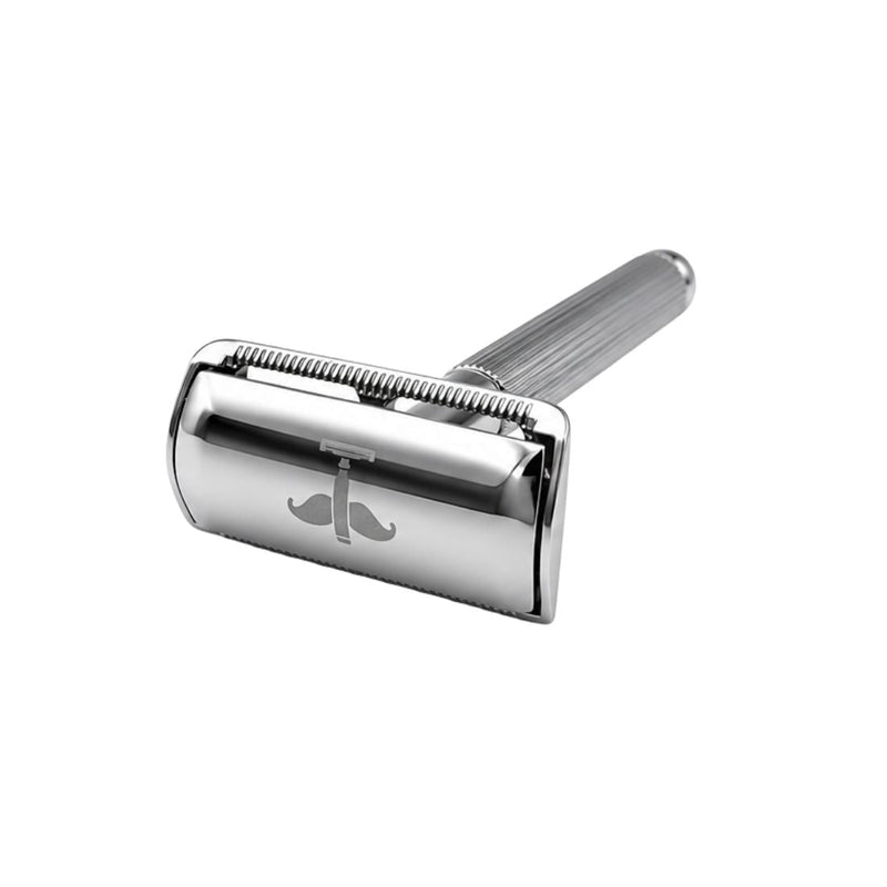 Shave Essentials Double-Sided Safety Razor V2 Razors & Razor Blades White Smoke SILVER,BLACK,GOLD