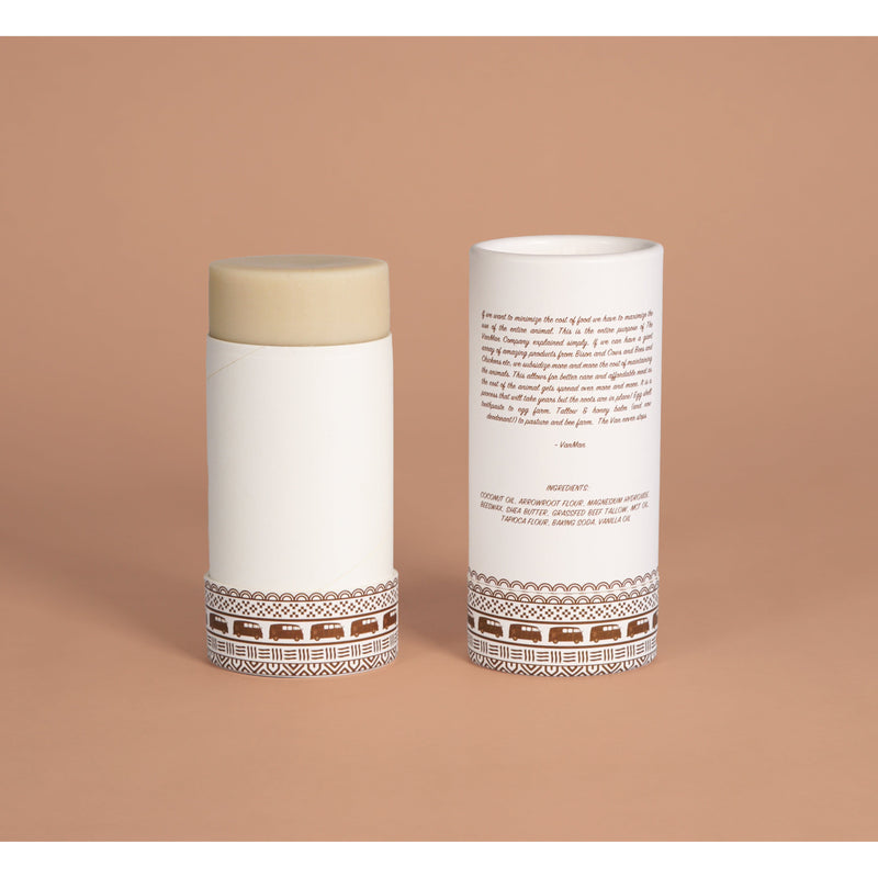 VanMan VanMan's Vanilla Magnesium Deodorant - 2 oz Rosy Brown Vanilla / Stick,Vanilla / Jar