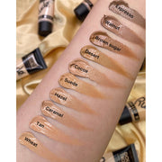 Rude Cosmetics Double Trouble Foundation and Concealer Foundation Rosy Brown Silk 01,Cotton 02,Cream 05,Vanilla 07,Nude 10,Ivory 03,Fair 04,Natural 06,Linen 08,Warm Natural 09,Wheat 11,Tan 12,Caramel 13,Hazel 14,Suede 15,Cocoa 16,Desert 17,Brown Sugar 18,Walnut 19,Espresso 20