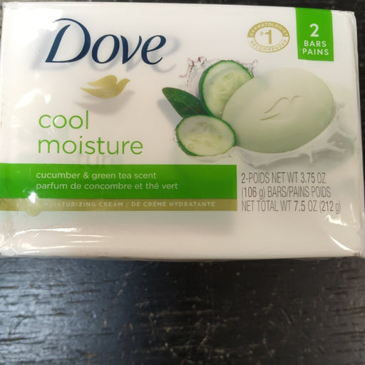 VIP Extensions Dove Cool Moisture Beauty Bar, 2 Bars Bar Soap Black