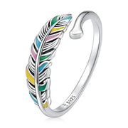 Bids.com 925 Sterling Silver Enamel Oxidized Ring for Women Rings White Smoke Default Title