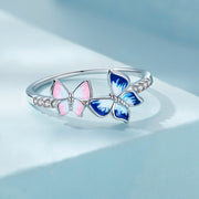 Bids.com 925 Sterling Silver Enamel Plated Ring Size 6 for Women Rings Light Steel Blue 6,7,8,10,5,9