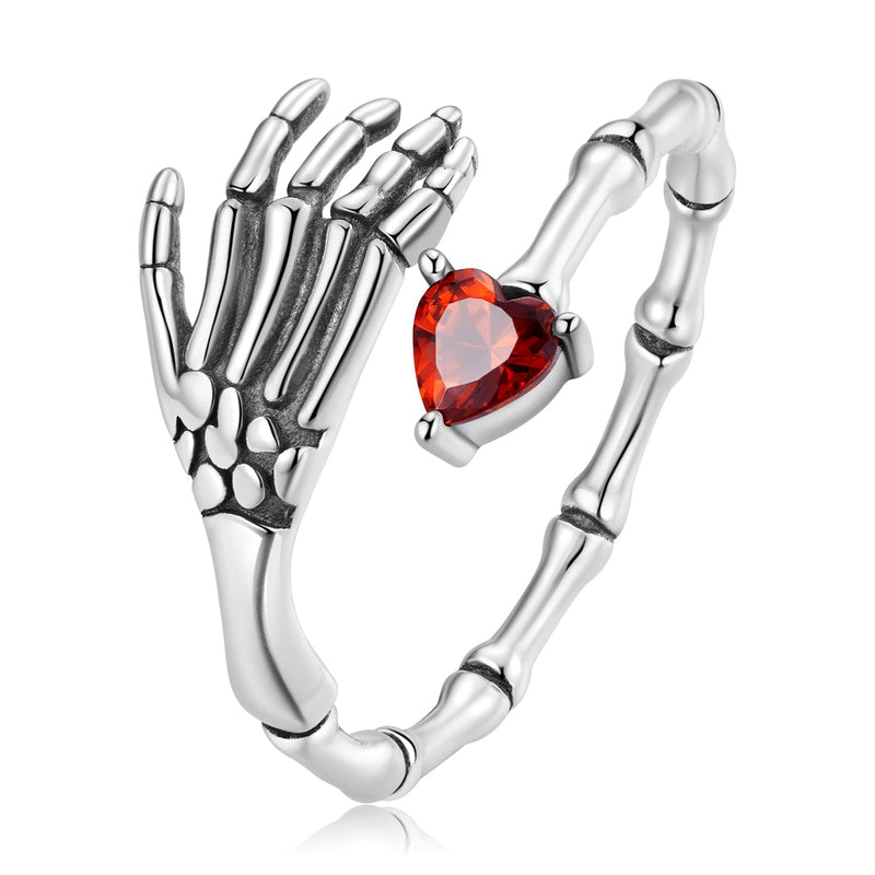 Bids.com 925 Sterling Silver Pavé Setting CZ Oxidized Ring Rings White Smoke Default Title