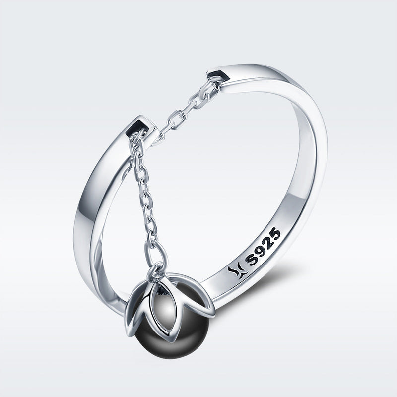 Bids.com 925 Sterling Silver Ring 0.2CM Width for Women Rings White Smoke