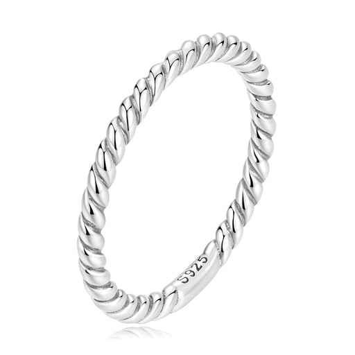 Bids.com 925 Sterling Silver Oxidized Ring Size 6.0 for Women Rings White Smoke 6,7,8