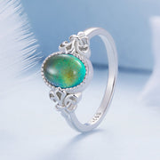 Bids.com 925 Sterling Silver Ring 1.7mm Size 6.0 with Transparent Glass for Women Rings Lavender 6,7,8