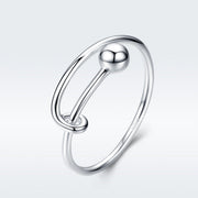 Bids.com 925 Sterling Silver Rings 0.4cm Width for Women Rings White Smoke