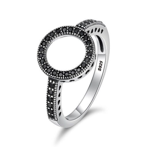 Bids.com 925 Sterling Silver Size 7.0 Minimalist Ring for Women Rings White Smoke 7