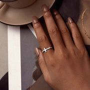 Bids.com 925 Sterling Silver Oxidized 1.7mm Ring for Women - Size 6.0 Rings Misty Rose 6,7,8
