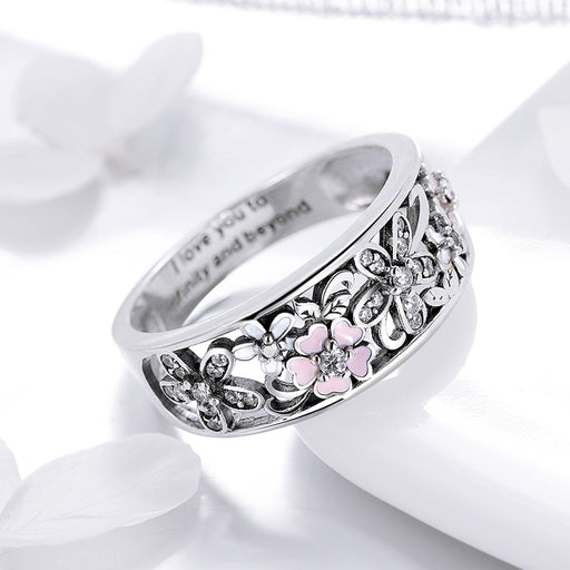 Bids.com S925 Sterling Silver Ring Size 6.0 Rings White Smoke 6,7,8