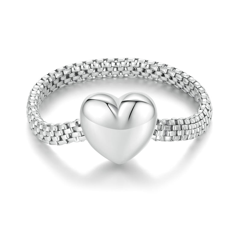 Bids.com 925 Sterling Silver 2.5mm Width Ring for Women Rings White Smoke 6,7,8