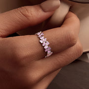 Bids.com 925 Sterling Silver Enamel Platinum Plated Ring Size 6 for Women Rings Saddle Brown 6,7,8