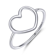 Bids.com 925 Sterling Silver Plated Platinum Ring Size 6.0 for Women Rings White Smoke 6,7,8,9,10