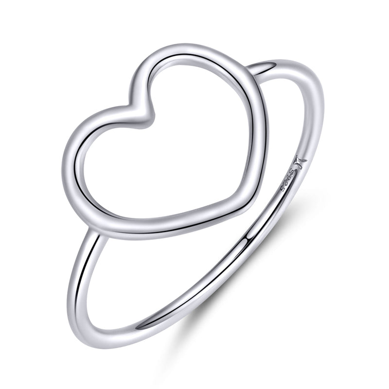 Bids.com 925 Sterling Silver Plated Platinum Ring Size 6.0 for Women Rings White Smoke 6,7,8,9,10