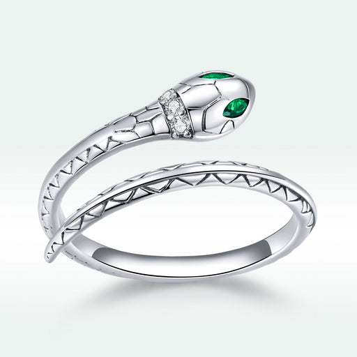 Bids.com 925 Sterling Silver Oxidized Pavé Setting CZ Slim Ring for Women Rings White Smoke Default Title