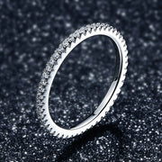Bids.com 925 Sterling Silver Platinum Plated CZ Pavé Setting Ring Size 5.0 for Women Rings Dark Slate Gray 6B,7B,8B,6BU,7BU,8BU,5B,9B,6C,7C,8C,6D,7D,8D,5BU,5C,10D,5D,9D,10B,10BU,10C,9C,9BU,9J