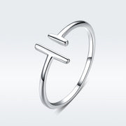 Bids.com S925 Sterling Silver 0.15cm Ring for Women Rings White Smoke