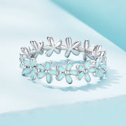 Bids.com 925 Sterling Silver Enamel Process Plated Platinum Ring Size 6 for Women Rings Alice Blue 6,7,8,5,9,5GN,6GN,7GN,8GN,10