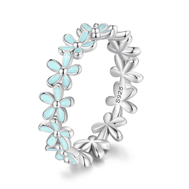 Bids.com 925 Sterling Silver Enamel Process Plated Platinum Ring Size 6 for Women Rings White Smoke 6,7,8,5,9,5GN,6GN,7GN,8GN,10