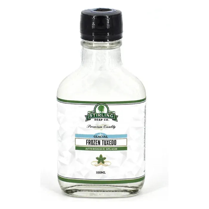 Stirling Soap Co Stirling Soap Co. Frozen Tuxedo Glacial Shaving Collection Shaving Set Dark Slate Gray Aftershave Splash 3.4oz