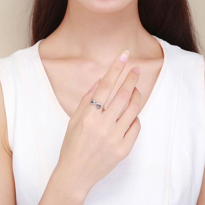 Bids.com 925 Sterling Silver Size 6.0 Ring for Women Rings White Smoke 6,7,8
