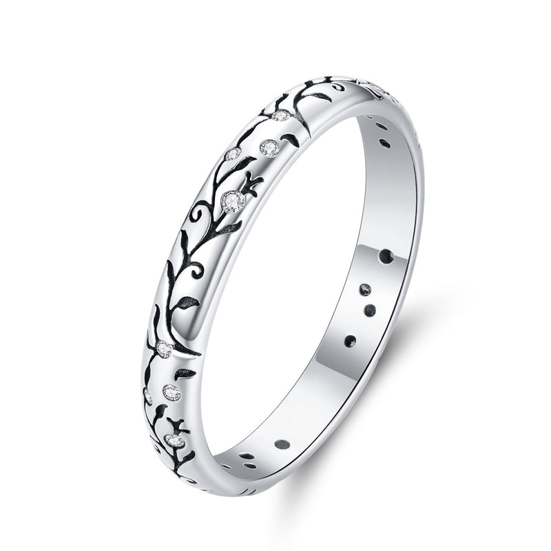 Bids.com 925 Sterling Silver Ring - Size 6.0 - Stylish Minimalist Design for Women Rings White Smoke 6,7,8