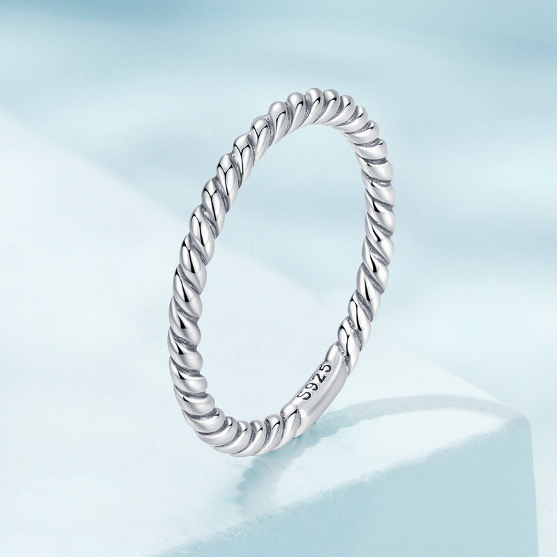 Bids.com 925 Sterling Silver Oxidized Ring Size 6.0 for Women Rings Alice Blue 6,7,8