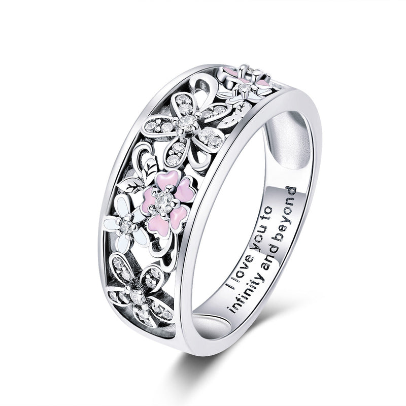 Bids.com S925 Sterling Silver Ring Size 6.0 Rings White Smoke 6,7,8