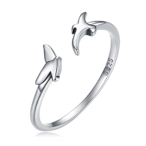 Bids.com S925 Oxidized Silver 0.15cm Ring Rings White Smoke Default Title