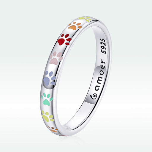Bids.com 925 Sterling Silver Enamel Oxidized Silver Ring Size 6.0 Rings White Smoke 6,7,8,10D,7D,9D,5,9