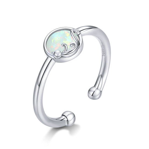 Bids.com S925 Sterling Silver Slim Band Ring for Women Rings White Smoke Default Title
