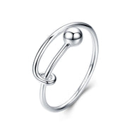 Bids.com 925 Sterling Silver Rings 0.4cm Width for Women Rings White Smoke Default Title