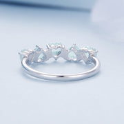 Bids.com 925 Sterling Silver Ring with 4.5mm Pavé Set CZ, Size 7, for Women Rings Lavender 7